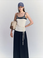 Contrast Strap Tank Top