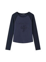 Vintage Angel Raglan Sleeve Tee