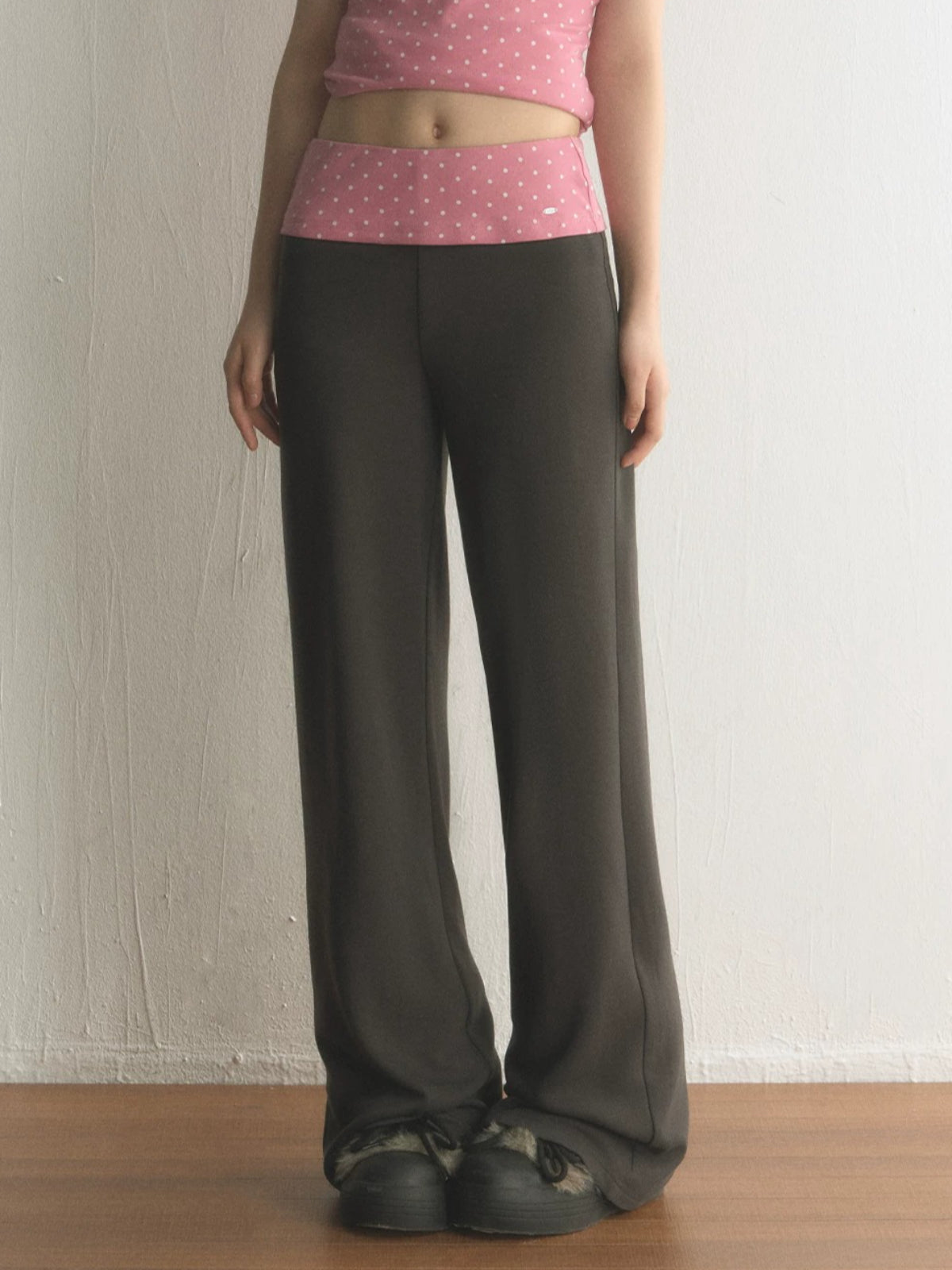 Polka Dot Flare Pants