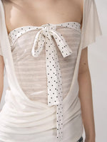 Polka Halter Stripe Set