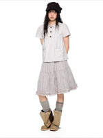 Polka Dot Peter Pan Tee