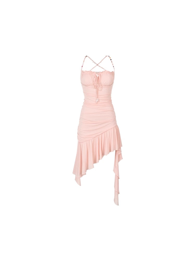 Beaded Mesh Bodycon Dress