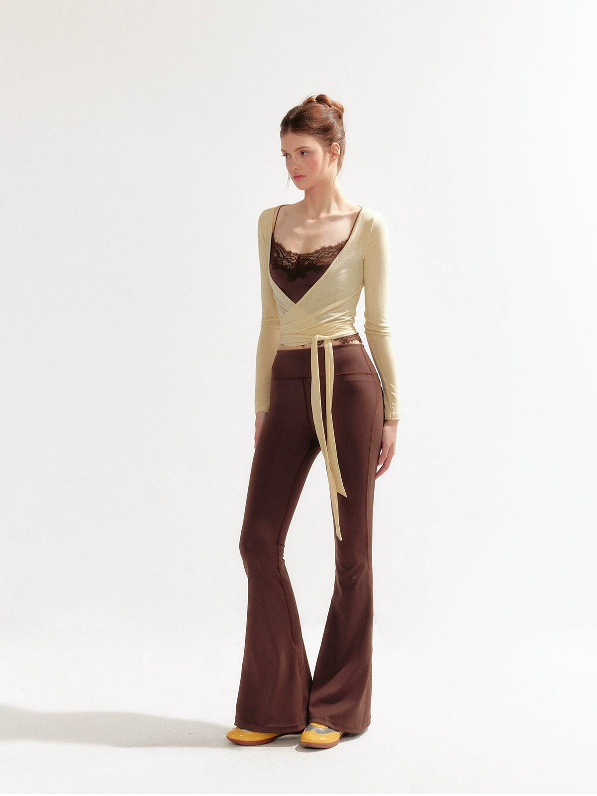 Low Waist Flared Yoga Pants