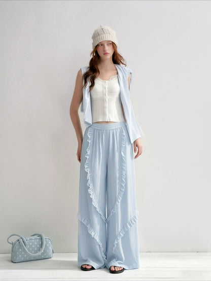 Lace Wide Leg Pants