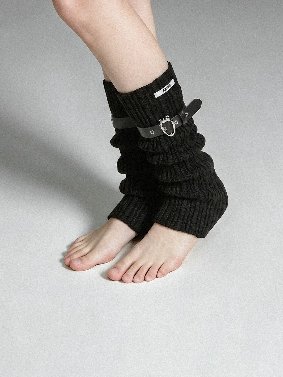 Knit Belt Leg Warmers