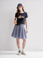 Plaid A-Line Skirt