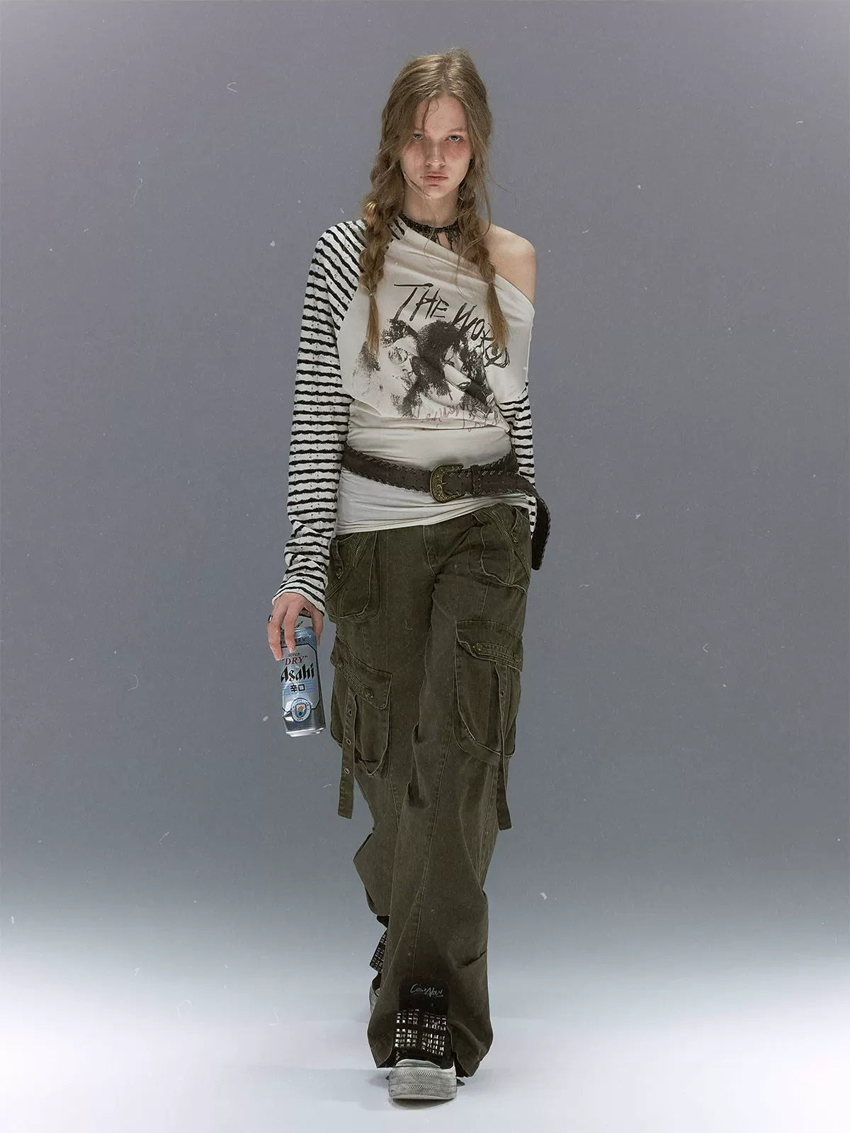 Vintage Military Cargo Straight Pants