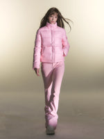 White Duck Down Three-Proof Fabric Down Jacket & Pants Set