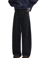 Vintage Washed Seam Denim Pants