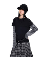 Faux Layered Stripe Tee