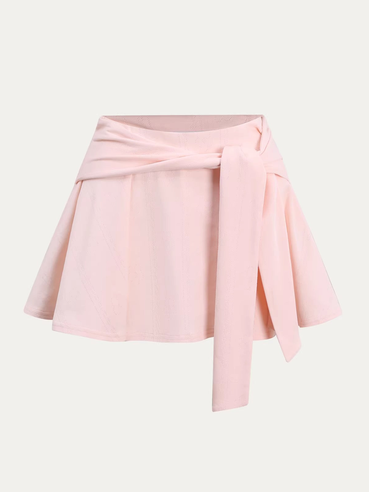 Deep V-neck Blouse &amp; Cami &amp; Skirt Set