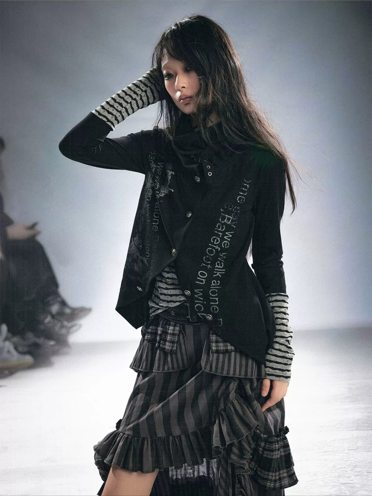 Punk Layered Knit Top