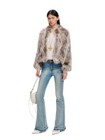 Brown Fox Fur Coat