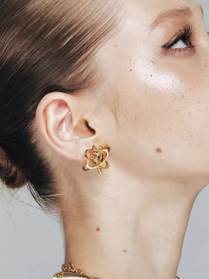Seashell Star Stud Earrings