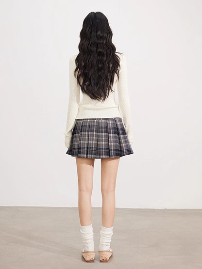 Black &amp; Off-white Logo Knit Pullover