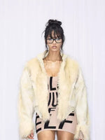 Patchwork Faux Fur Jacket