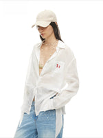 White Pony Tie Shirt