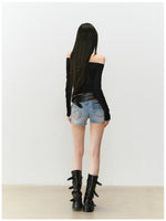 One-shoulder Skin-friendly Top