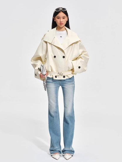 Lyocell Cotton Short Jacket