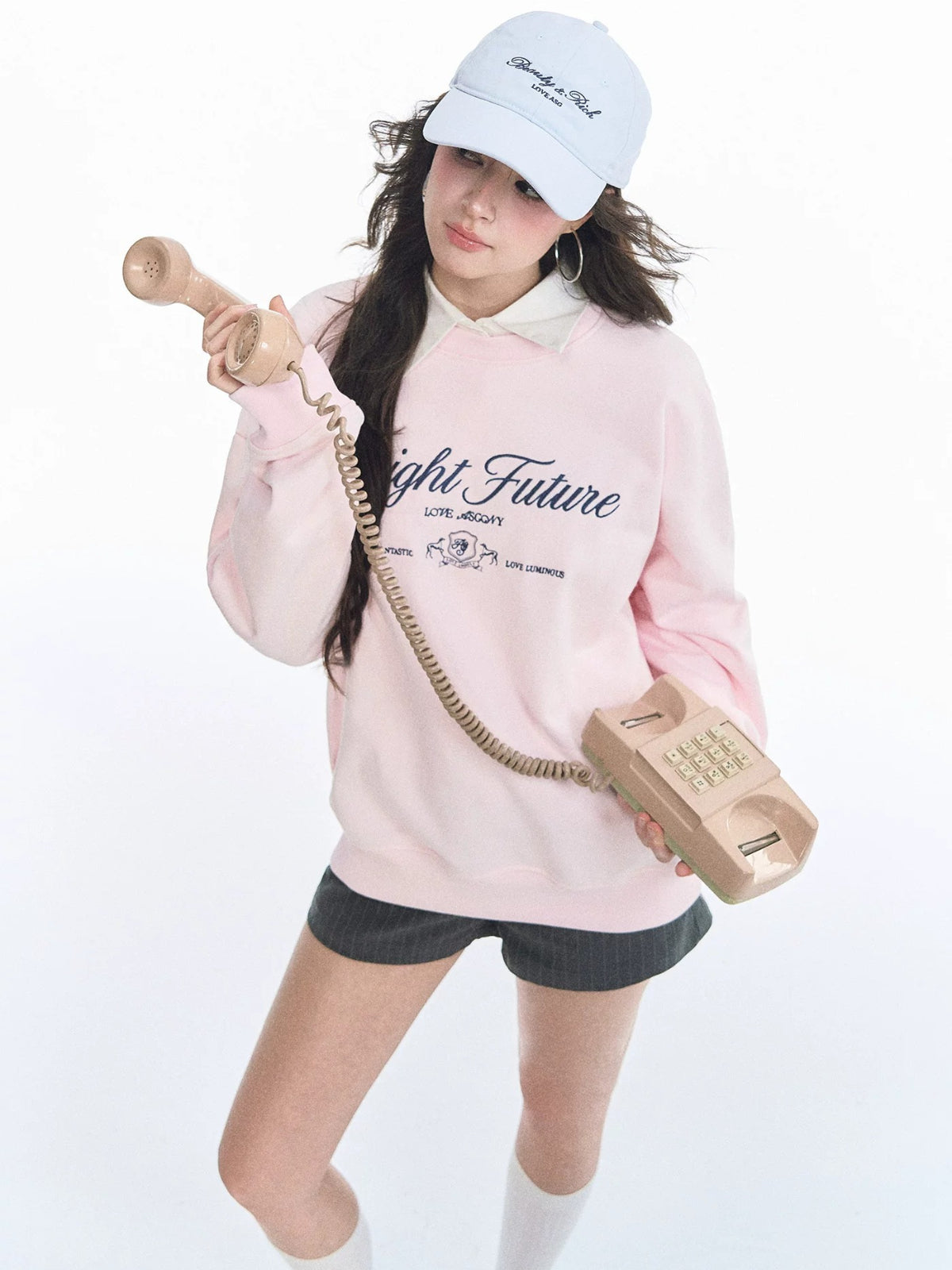 Academy Embroidery Cotton Sweatshirt