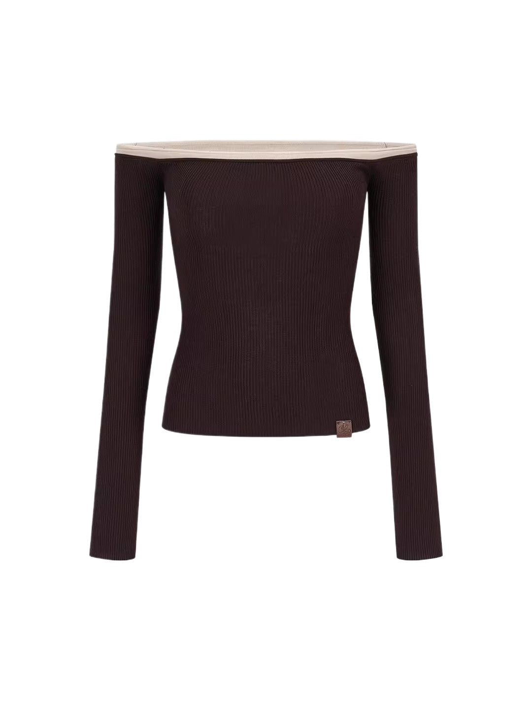 Off-Shoulder Knit Top