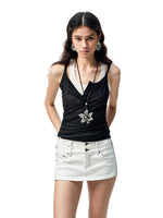 Double-layer Fake Two-piece Color-Blocking Vest