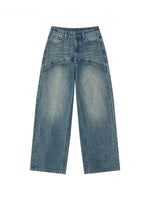 Vintage Layered Wide Leg Jeans