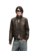 Matte PU Biker Jacket