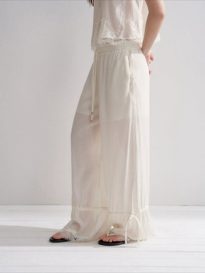 Lace Texture Two Piece Set