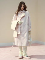 Pink & Brown "Berlin Avenue" Plaid Coat
