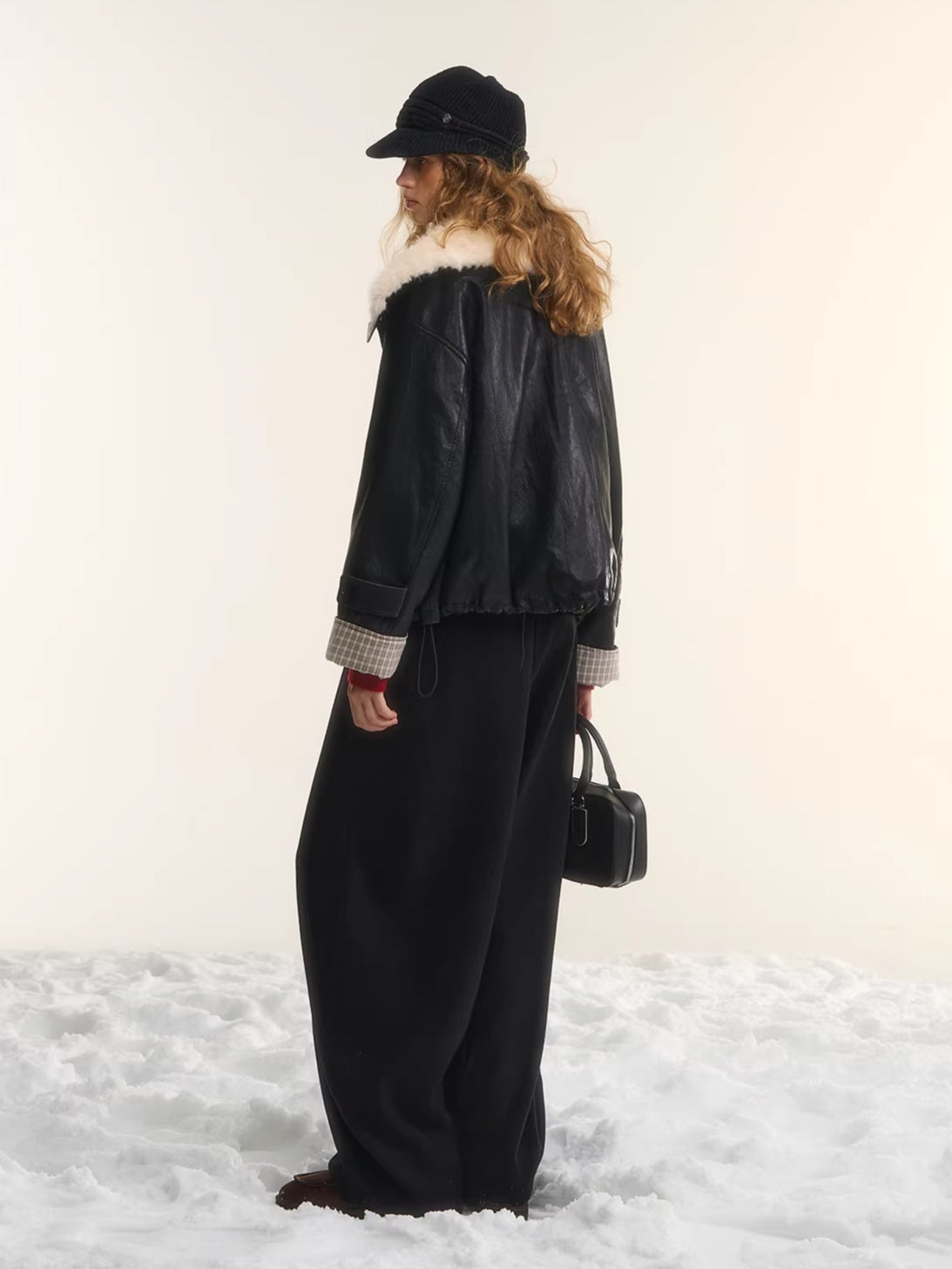 Fleece Lined Curved Sweatpants