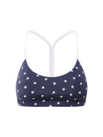 Star Print Sports Bra