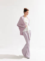 Lazy Knit Cardigan Tank Set