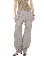 Washed Utility Balloon Pants