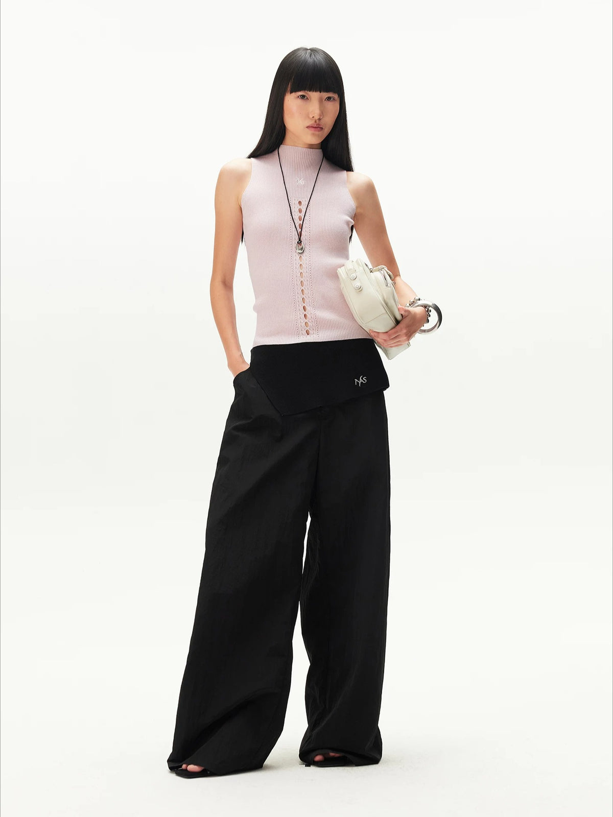 Ribbed Wool Knit Tank