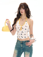 Dopamine Print Soft Elastic Scrunchie