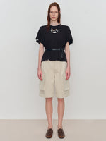 Cargo Pocket Low-Rise Shorts