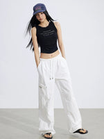 Pleated Utility Pants