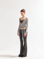 Low Waist Flared Yoga Pants