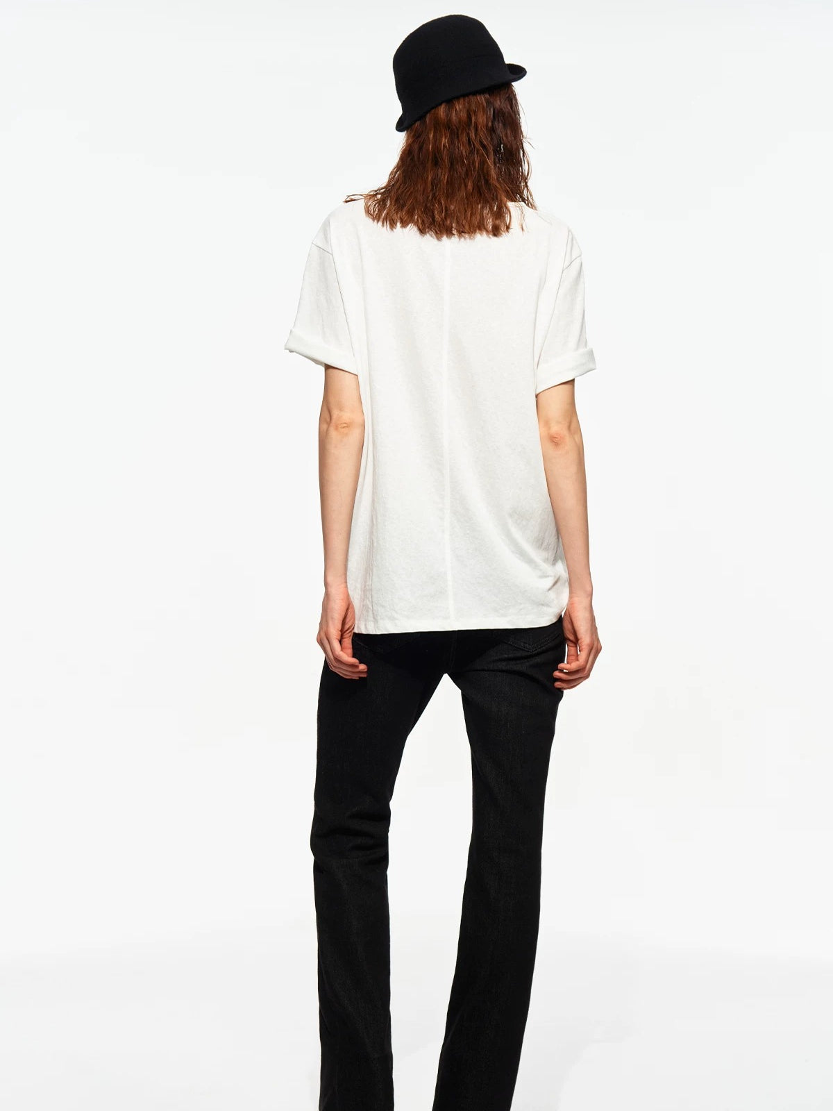 Rosette V-Neck Tee