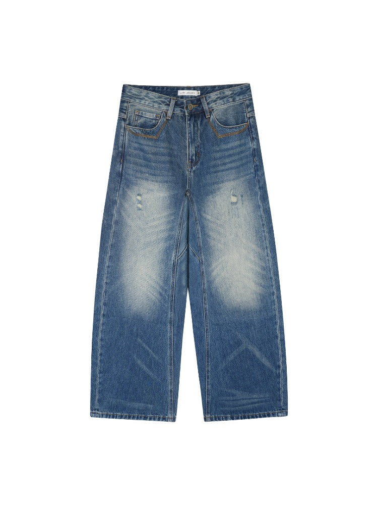 Vintage Curved-Blade Jeans