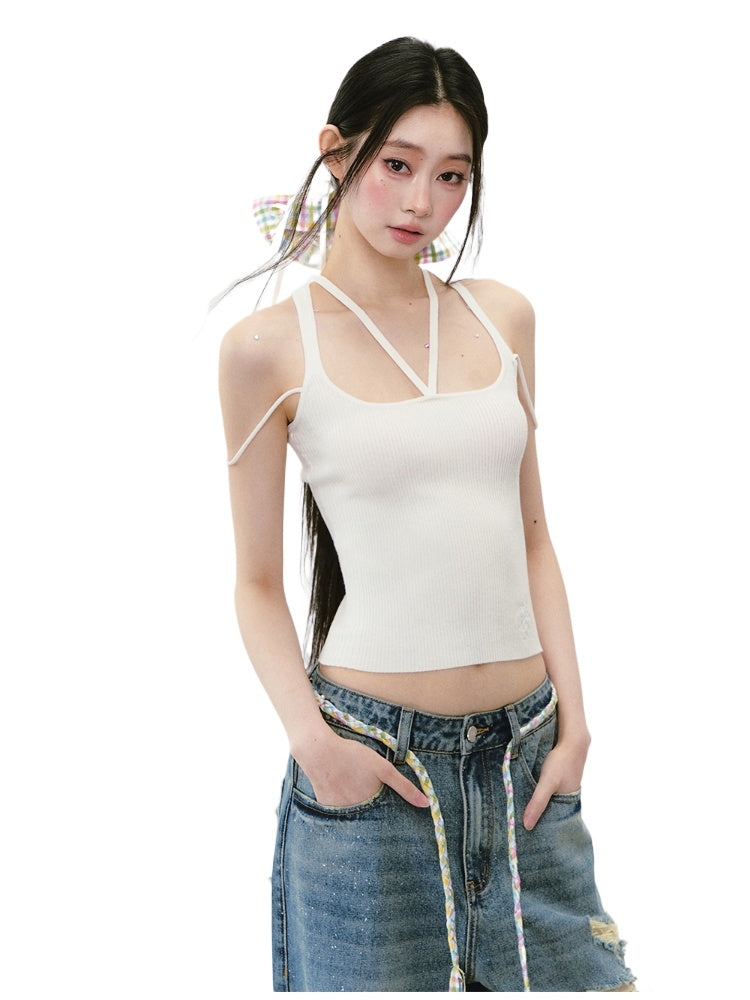 Multi-Strap Knit Sling Vest