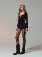 20D Sheer High-Stretch Slimming Logo-Print Pantyhose