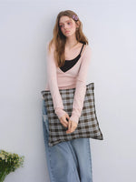 Colorblock Layered Knit Top