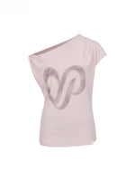 Asymmetric Heart Logo T-Shirt