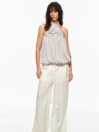 Knitted Halter Vest