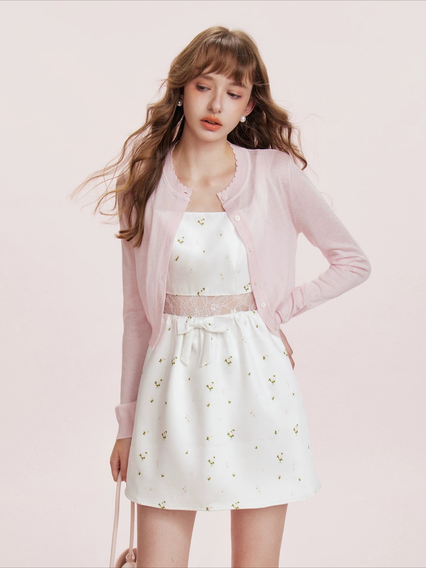 Satin Lace Dress