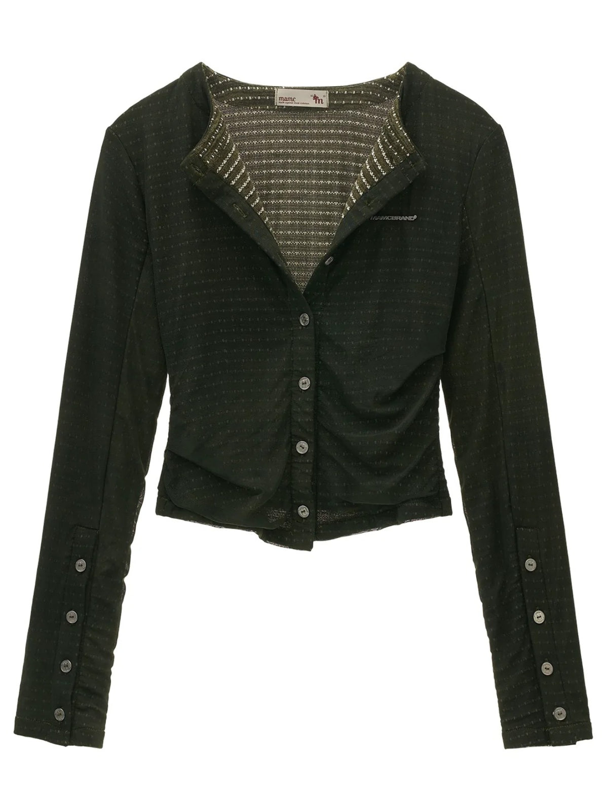 Textured Jacquard Knit Cardigan