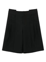 Tailored High Waist Bermuda Shorts