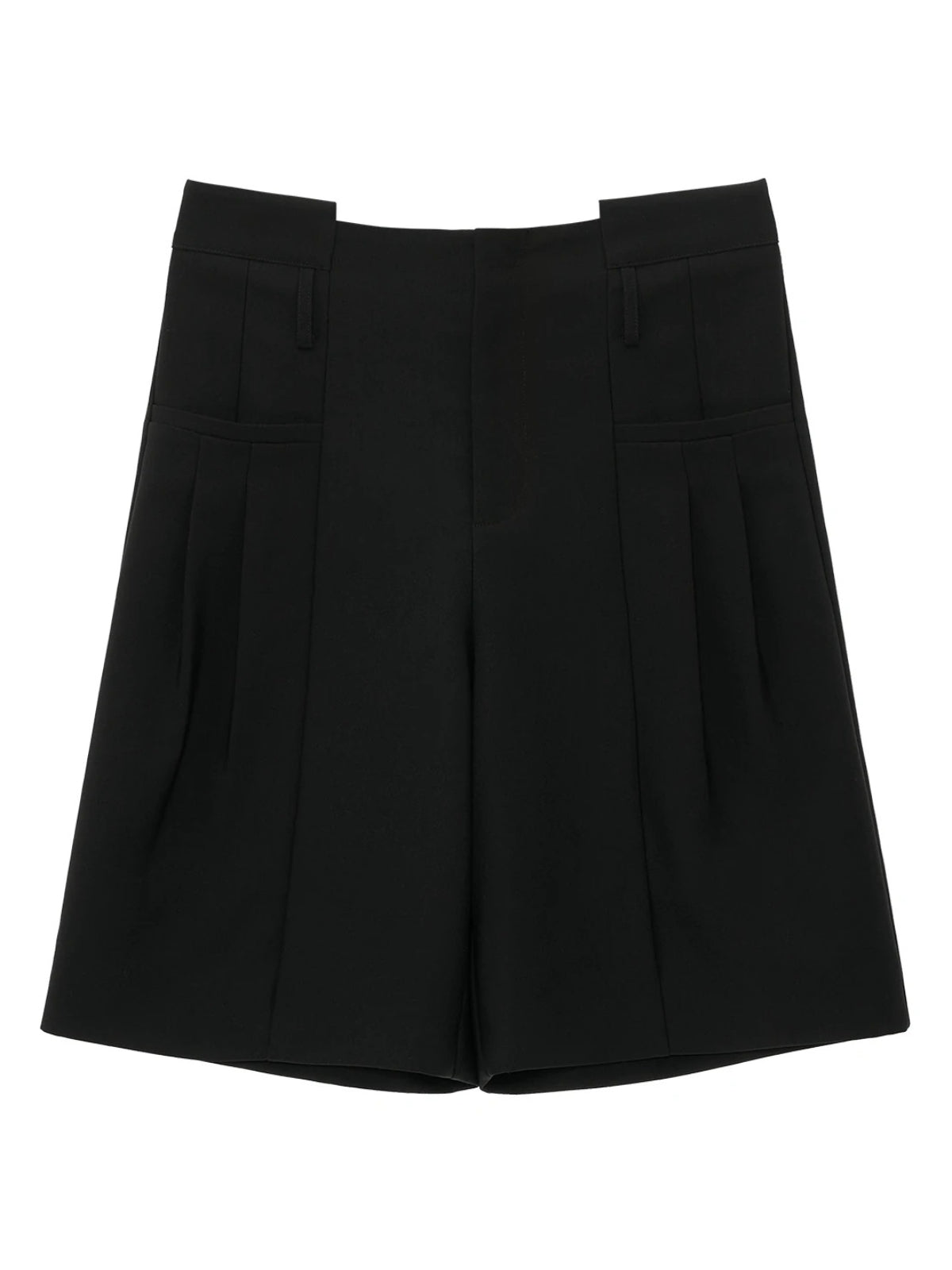 Tailored High Waist Bermuda Shorts